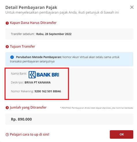 Cara Pembayaran Melalui Bank